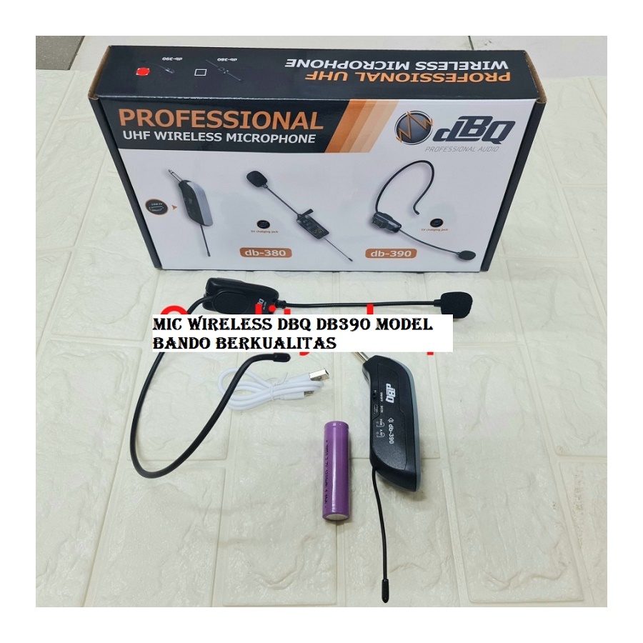 MIK WIRELESS BANDO DBQ 390 #Ready Stok