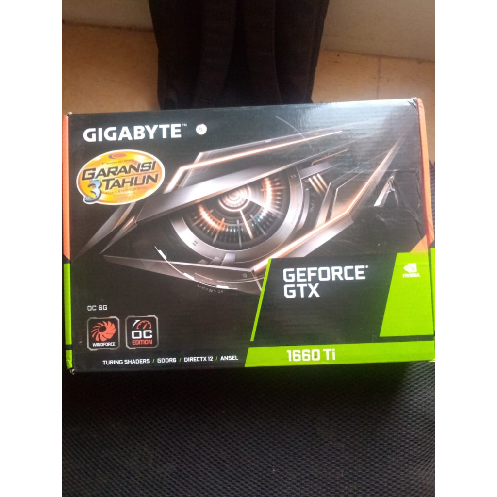 Gigabyte VGA GTX 1660ti 6G VRAM OC 2Fan Second