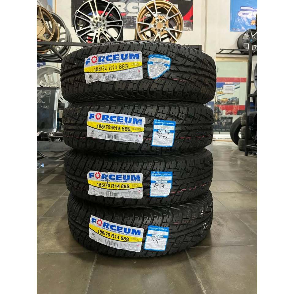 BAN MOBIL BAN BARU BAN AT UKURAN 185 70 RING 14 FORCEUM AT/Z SIANTAR