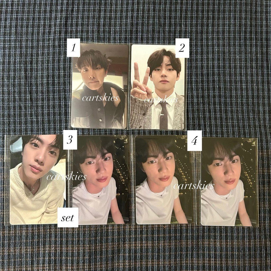 [READY STOCK] POB Lucky Draw j-hope Taehyung Seokjin LD HOTS Run Seokjin Pick Up Venue Japan Encore 