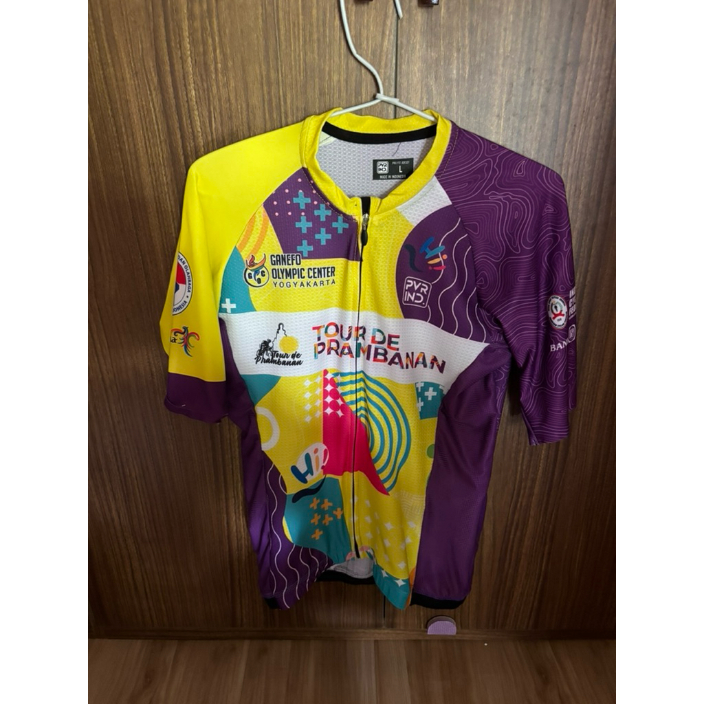 jersey tour de prambanan size L by pvr preloved not monton maap pns sub jersey