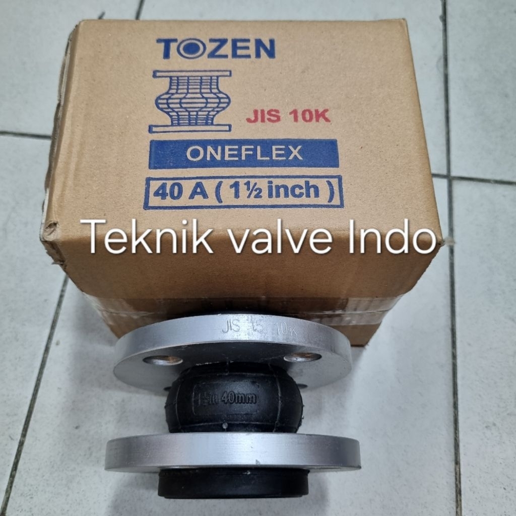 FLEXIBLE RUBBER JOINT TOZEN ONE FLEX JIS10k/FLEXIBLE RUBBER JOINT MERK TOZEN