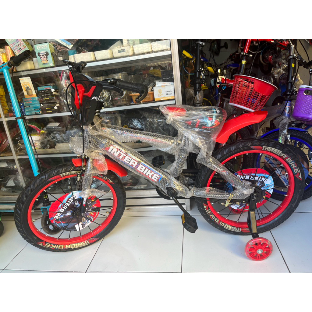 Sepeda bmx 18 Interbike oversize ban besar