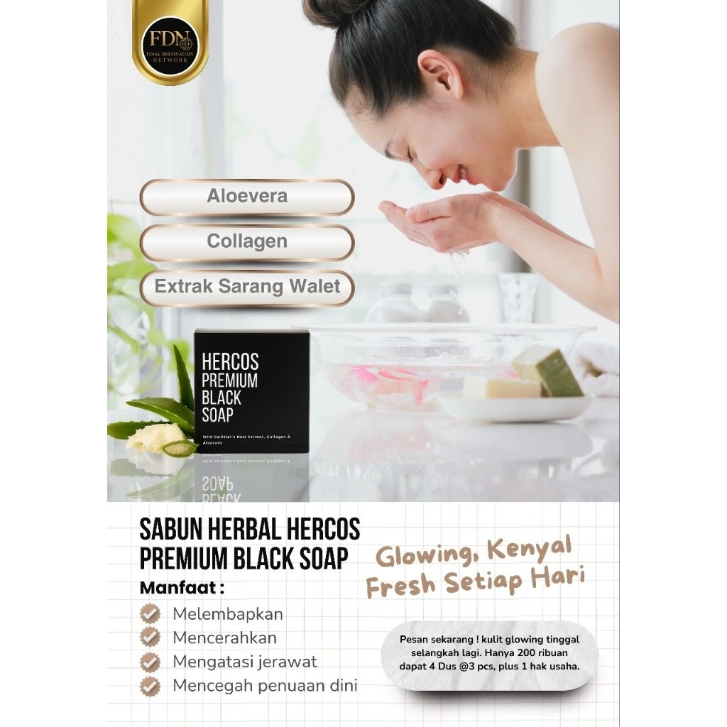 HERCOS PREMIUM BLACK SOAP