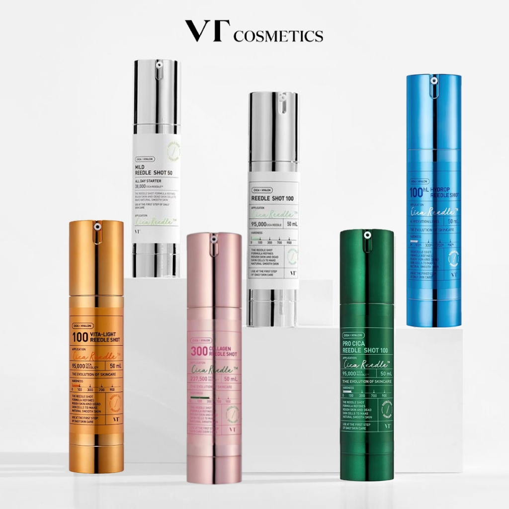 VT Shot Essence 50ml / VT COSMETICS CICA Reedle Shot / VT Collagen reedle shot / VT Hydrop reedle sh