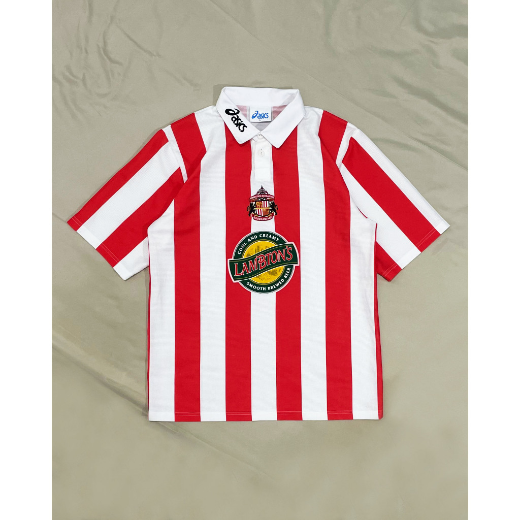 Original Asics Sunderland AFC Home Kit 1997 1998 1999 Jersey Bola Vintage