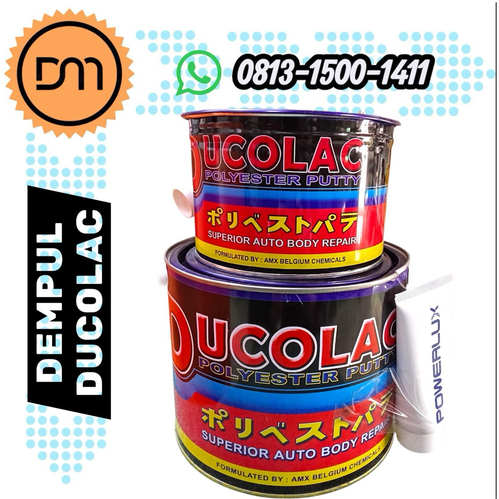 DM - Dempul plastik ducolac ukuran 1kg dan 3kg / Dempul ducolac