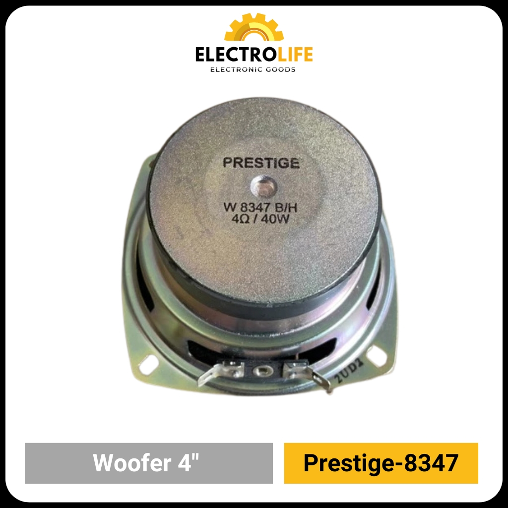 Prestige W 8374 B/H Speaker Woofer 4 inch 40 watt 4 ohm