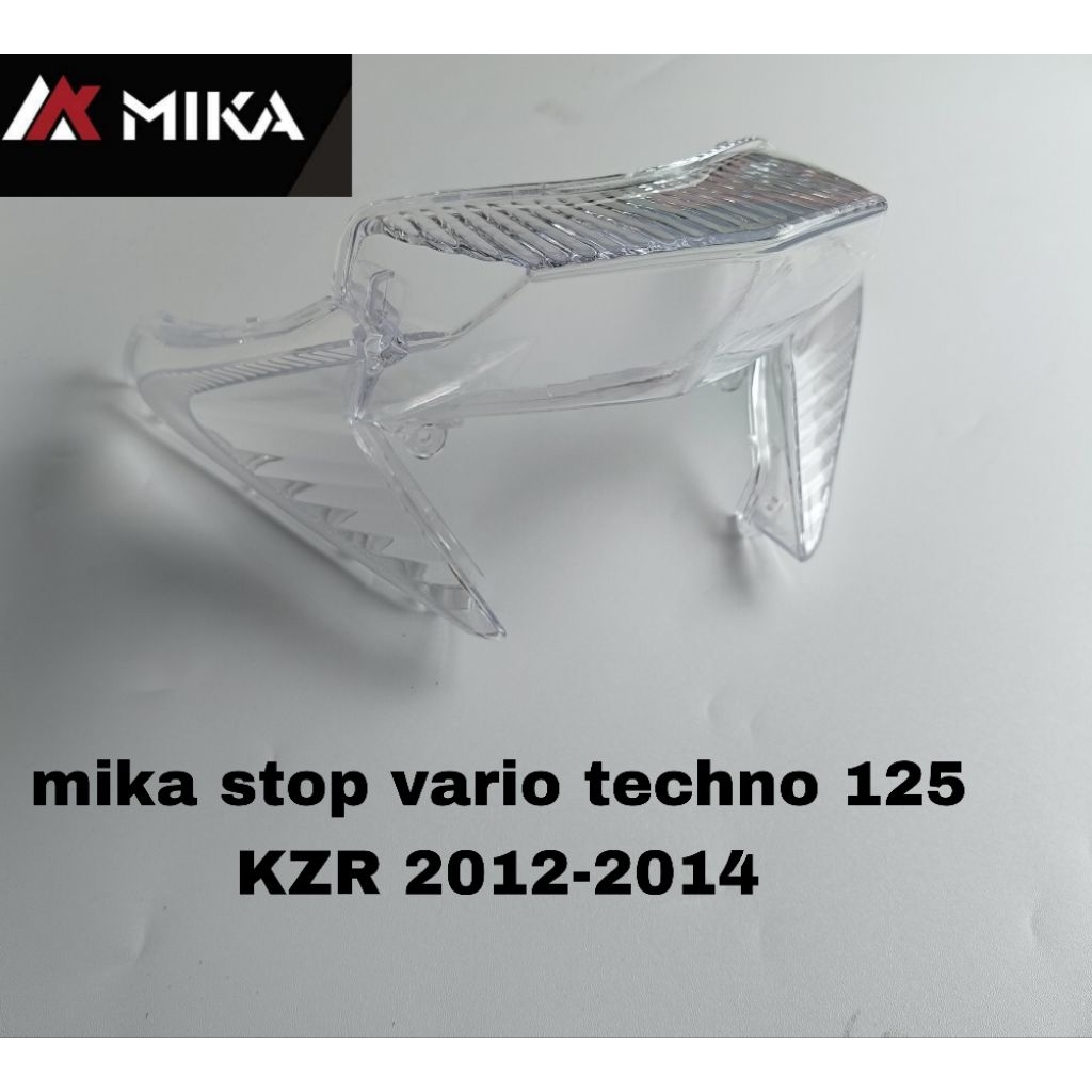 mika lampu stop belakang plus sein motor Vario techno 125 KZR tahun 2012 sampai 2014 bening transpar