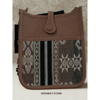 RIZ BATIK - HANA TAS TENUN MOTIF BATIK - TAS PREMIUM WANITA, SHOULDER BAG, SLINGBAG, TAS WANITA, TAS