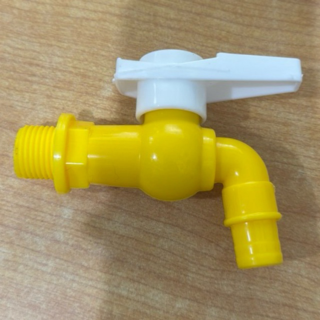 Kran Keran Air PVC Topi / Kran Plastik Murah / Kran Tembok Taman SKT 1/2”
