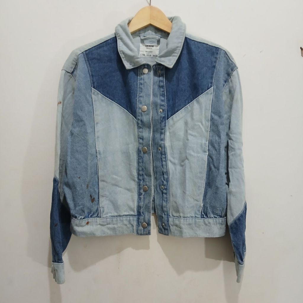 jacket denim bershka