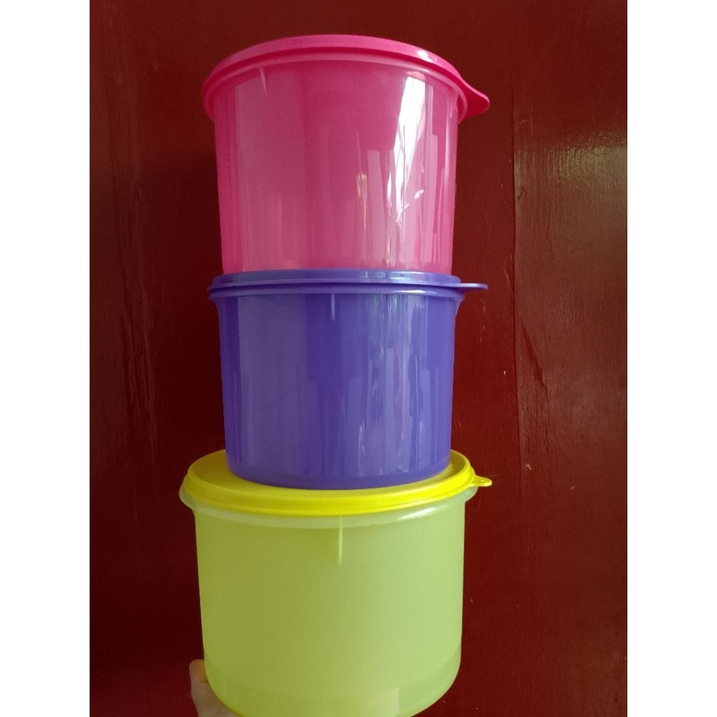Texture Canister 2,4L dan 1,7L Tupperware