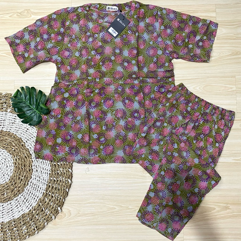 (HF) CP Batik Huza Standar Babydoll Tgn Pendek (BB 65-70)