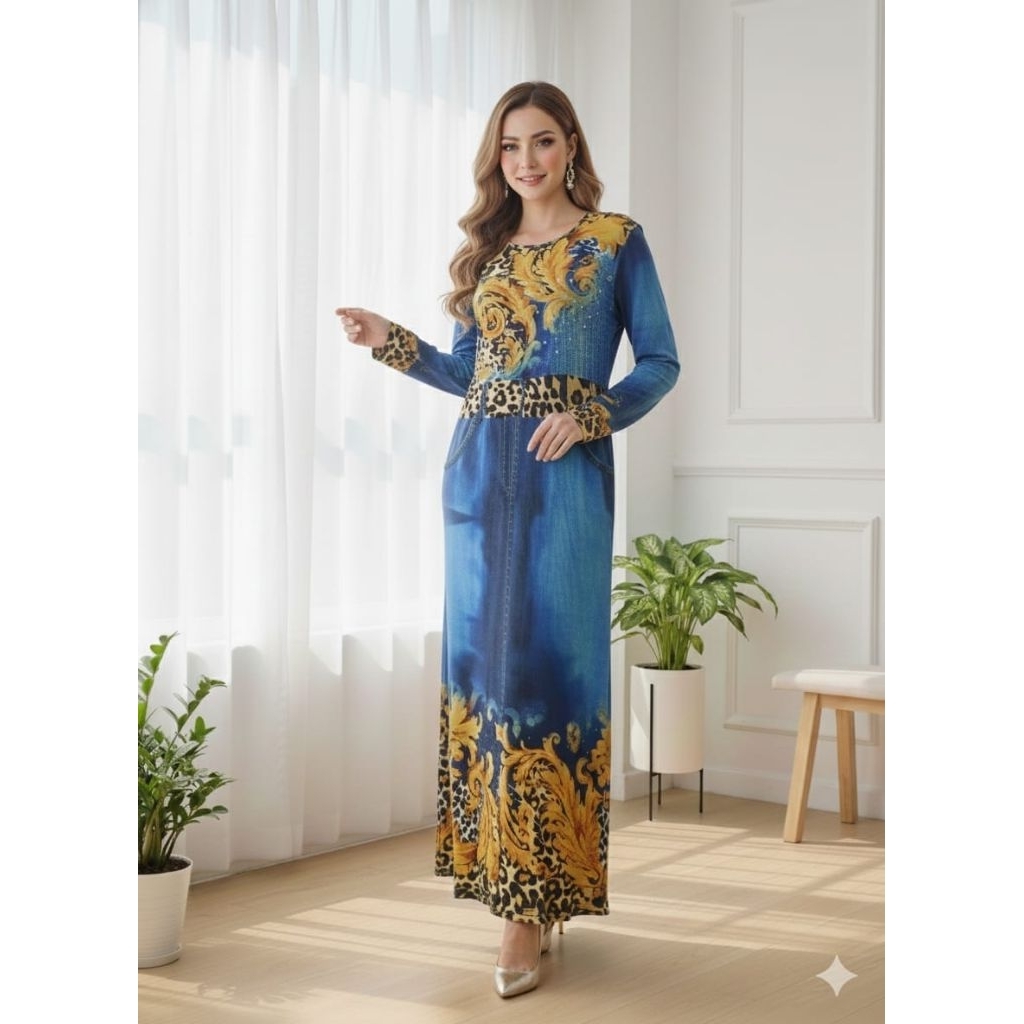 Terusan wanita Kaos korea