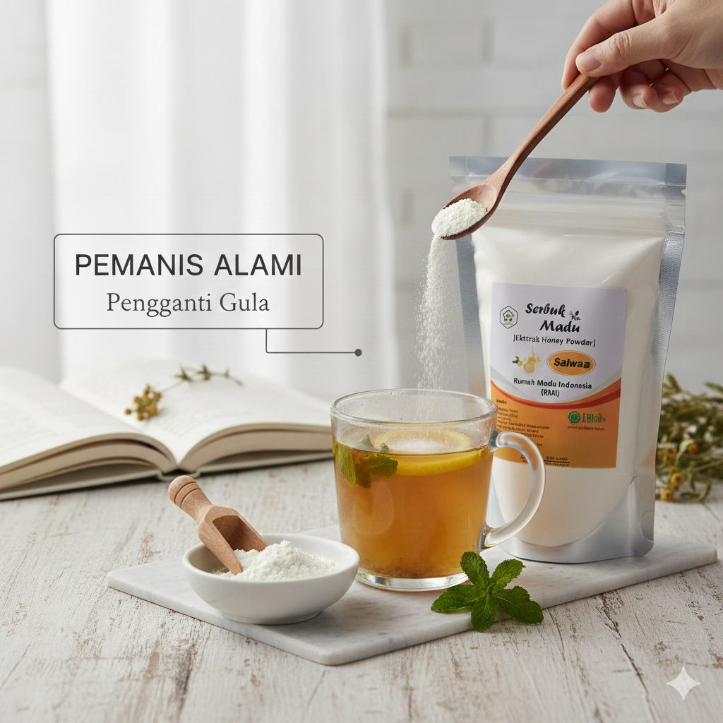 READY Honey Powder / Serbuk Madu Murni / Madu Bubuk Murni