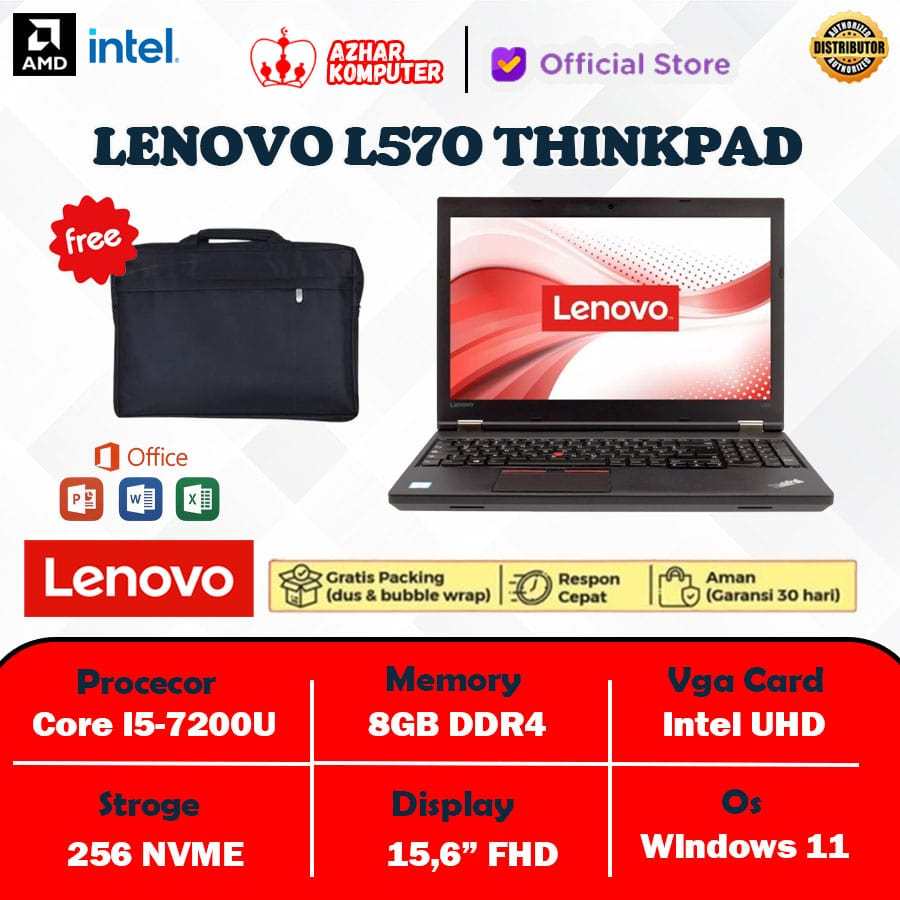 LENOVO L570 THINKPAD I5/RAM 8/SSD 256