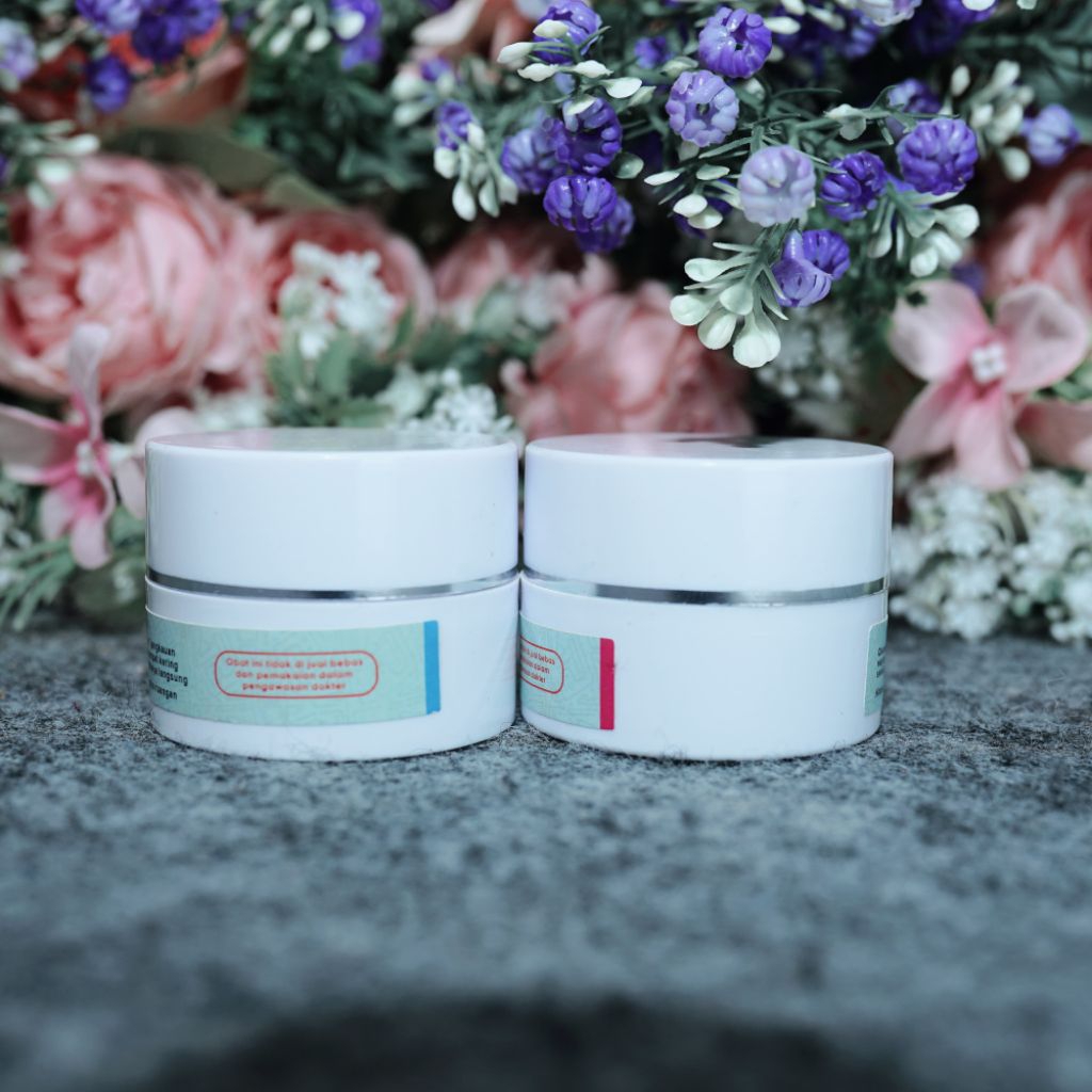 Krim malam racik dokter untuk flek / whitening / krim jerawat racik / acne whitening / cream malam k