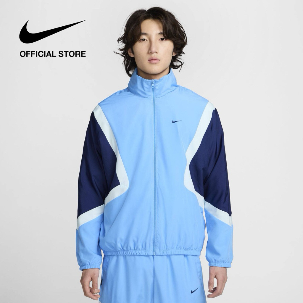 JAKET PRIA NIKE ICON Men's Woven Basketball Jacket University Blue ORIGINAL 100% (FZ0249-412)