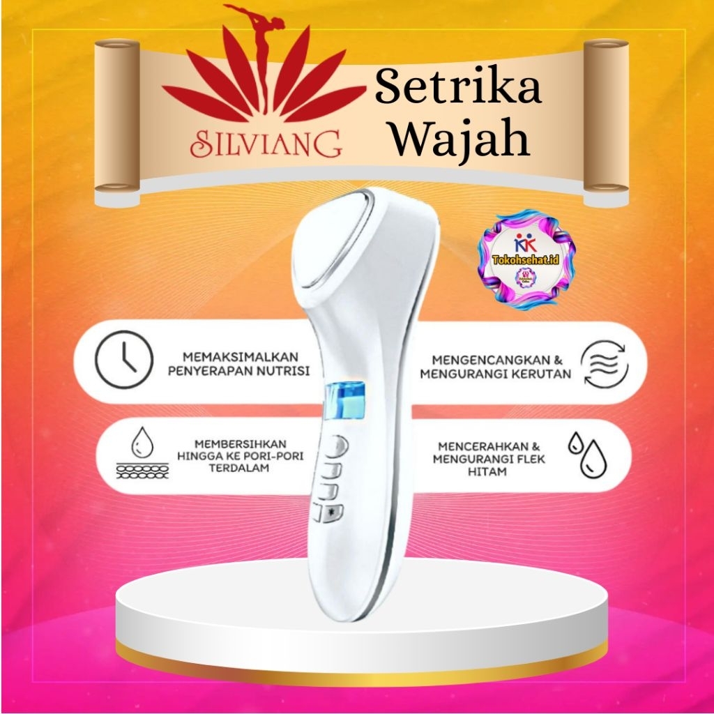 Silviang 3 Hot & Cool Skin Device Setrika Wajah Alat Facial Wajah Di Rumah Alat Facial Wajah Portabl