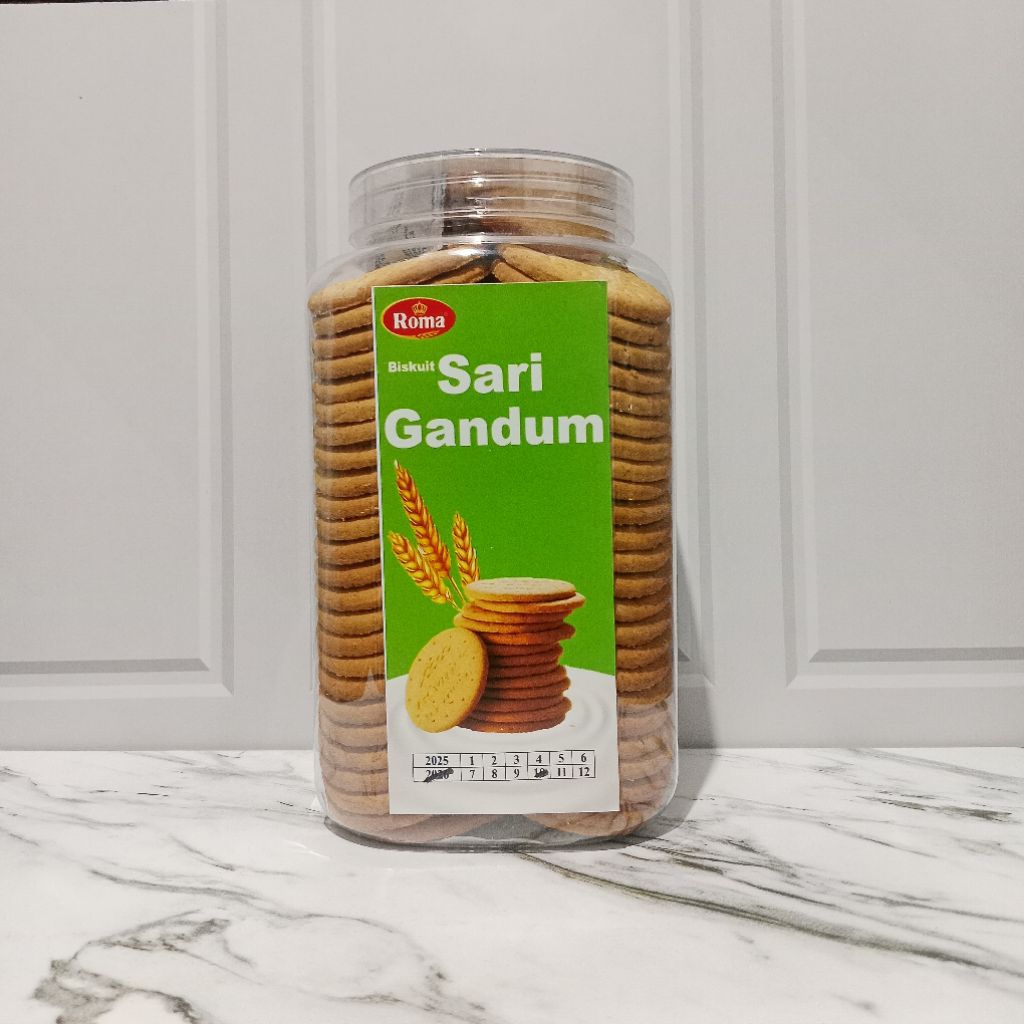Snack Toples Branded Biskuit Sari Gandum 2Liter (biskuit ori bukan yang ada coklatnya)
