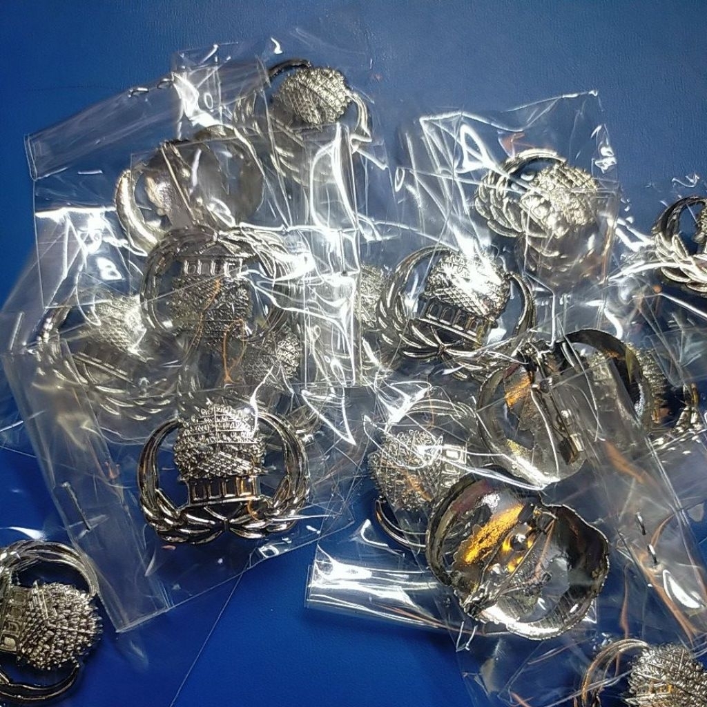 Pin KORPRI SILVER pakai paku