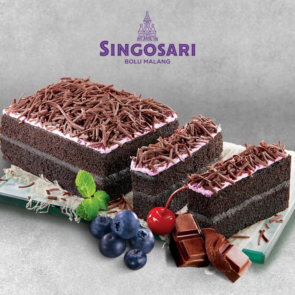 Bolu Lapis Kukus Singosari Blackforest