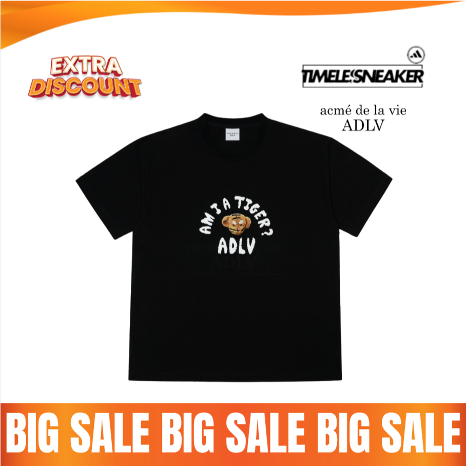 ADLV TIGER TEDDY BEAR DOLL SHORT SLEEVE T-SHIRT BLACK 100% ORIGINAL