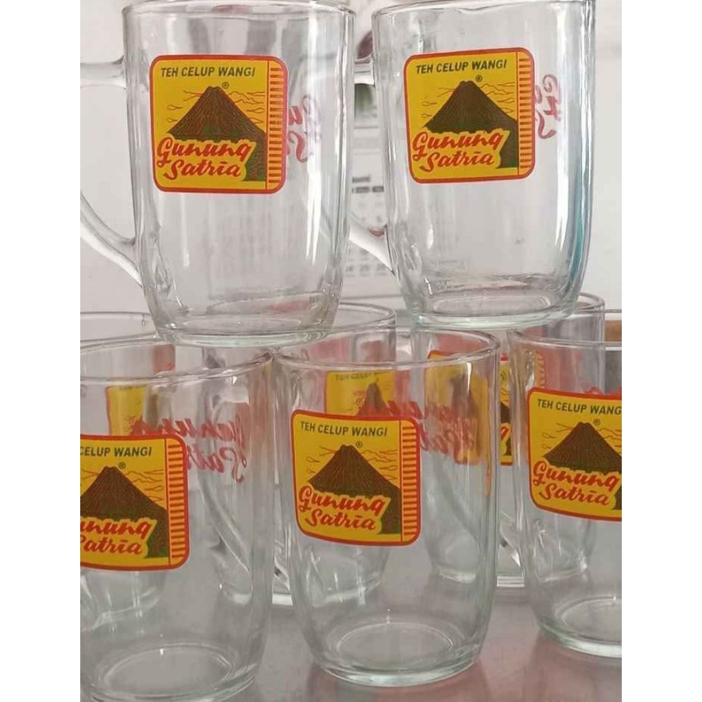 Gelas kaca 1 lusin khusus instand