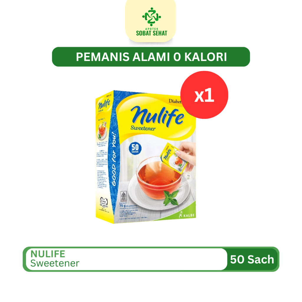 Diabetasol Nulife Sweetener No Calories 50x1.5g