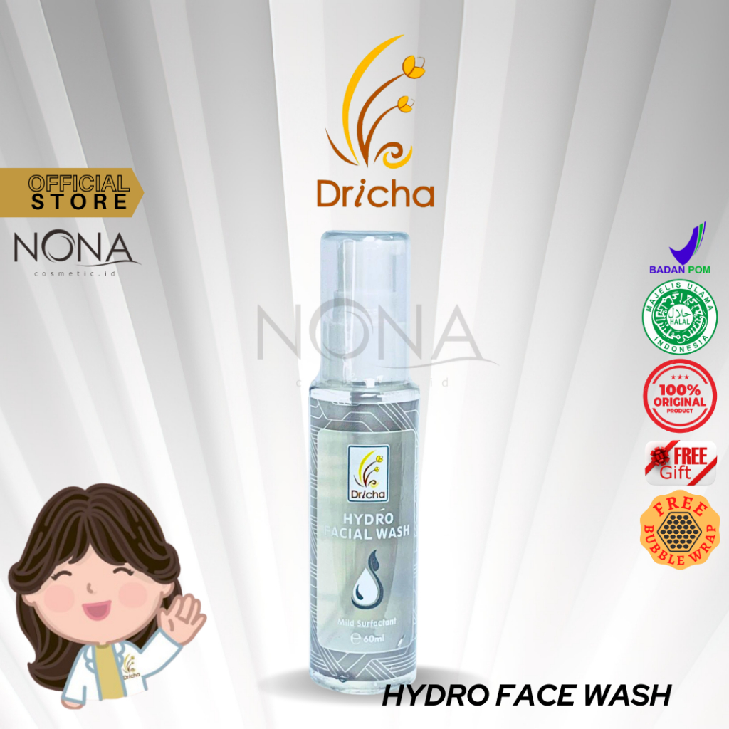 DRICHA HYDRO FACIAL WASH untuk kulit normal & kering