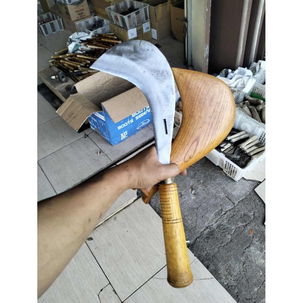 Arit Gaet Rumput & Ranting Super Tajam Baja Original [ PAKE SERANGKA/ANTI HILANG ]