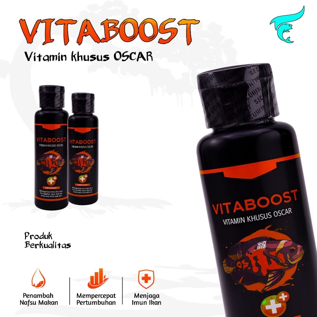 VITABOOST vitamin khusus ikan OSCAR untuk semua jenis ikan oscar