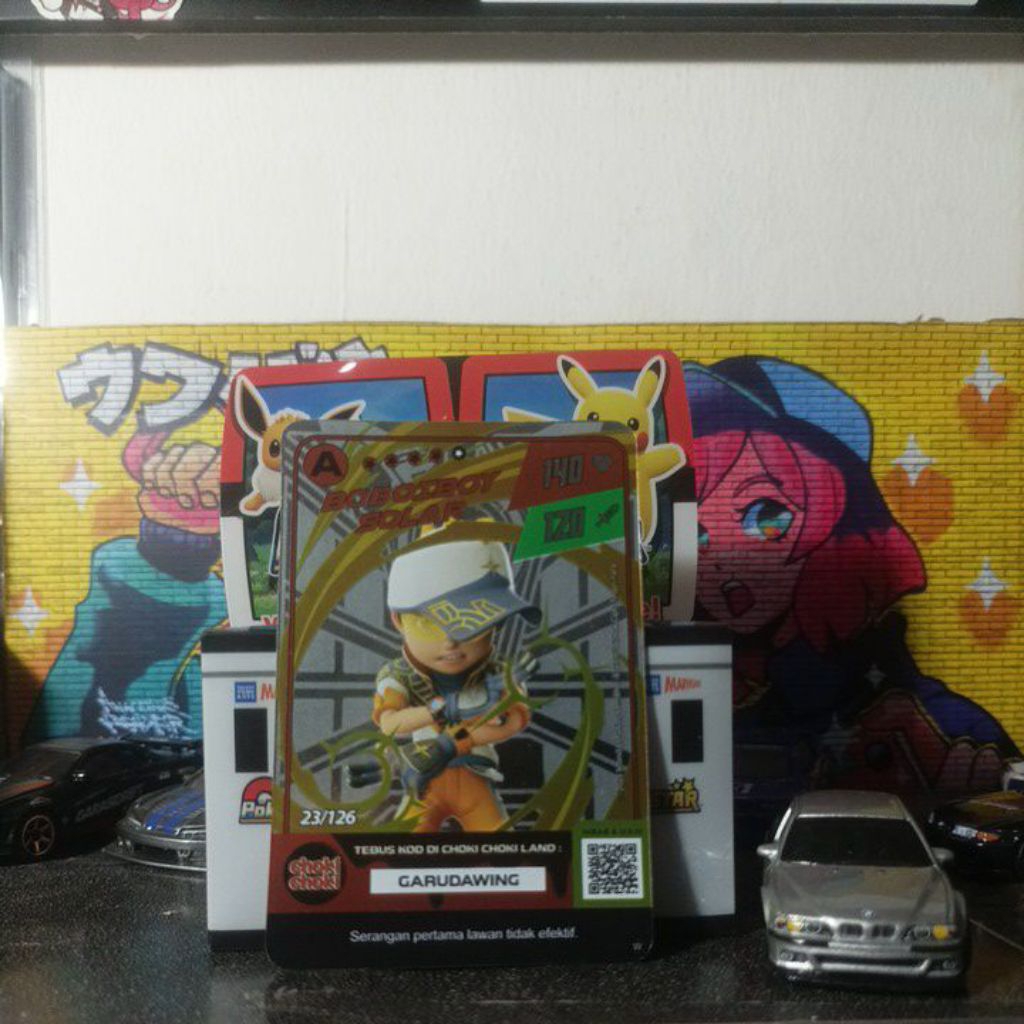 MONSTA GALAXY CARD BOBOIBOY SOLAR HOLO PROMO CHOKI CHOKI