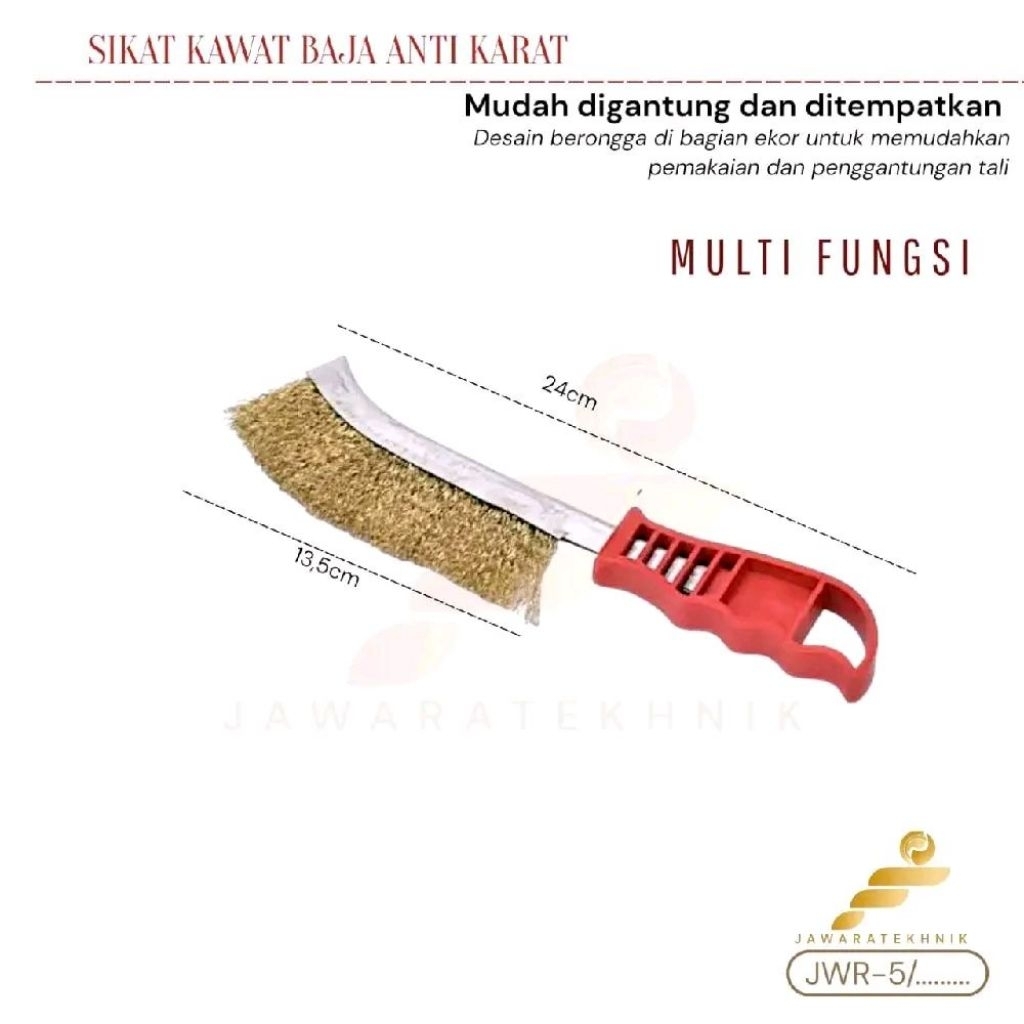 sikat kawat baja anti karat-sikat pedang multifungsi