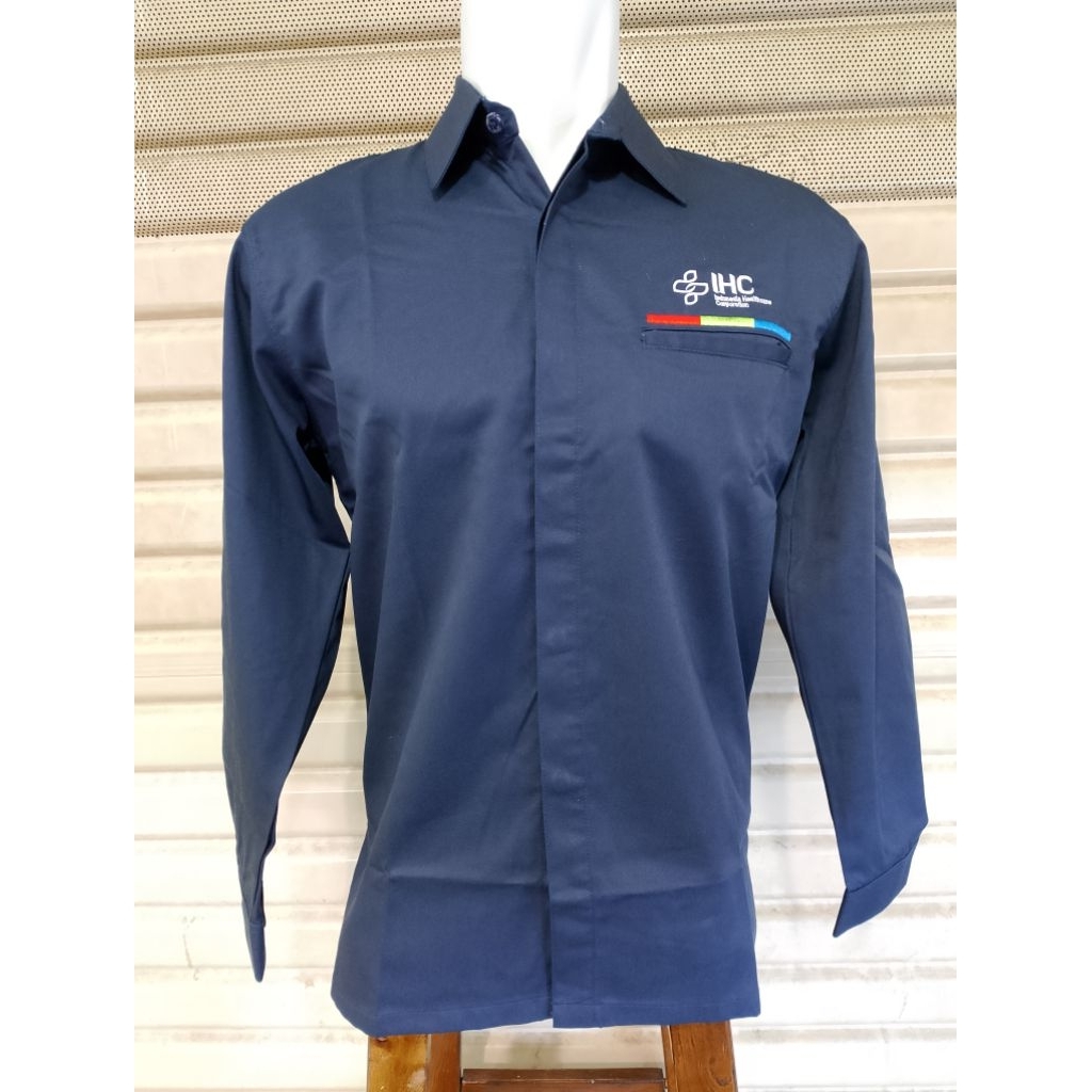 Kemeja / Seragam IHC RS PELNI Nevy Lengan Panjang