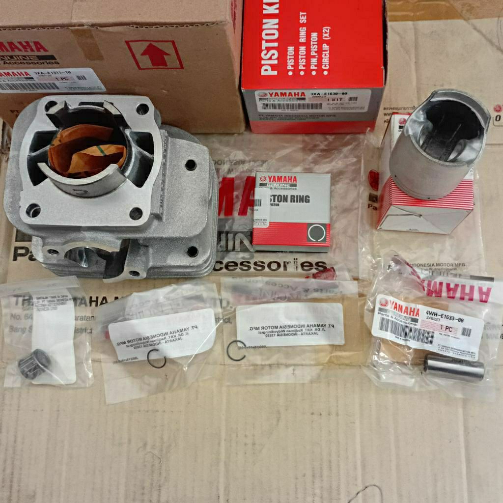 CYLINDER BLOK+ PISTON KIT FIZ R FIZ-R FORCE1 YP-2ORIGINAL YAMAHA GENIUNE PART 3XA