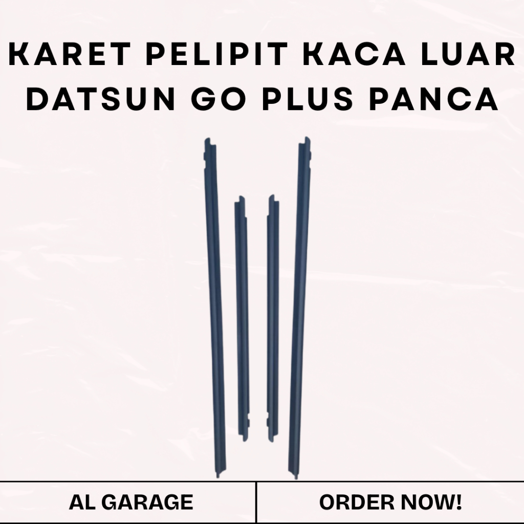 KARET PELIPIT KACA LUAR DATSUN GO PLUS PANCA