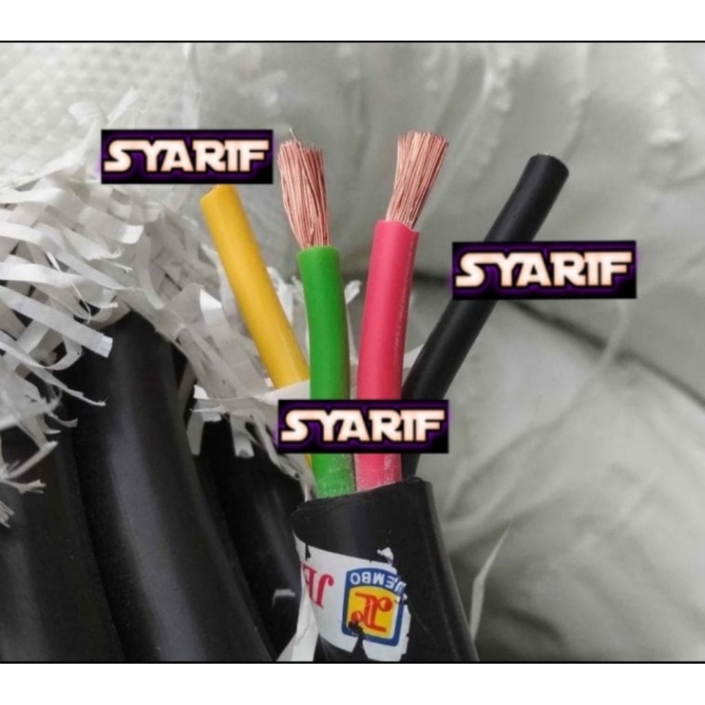 Kabel jembo NYYHY 4x6mili 50meter kabel JEMBO NYYHY 4X6MILI tembaga