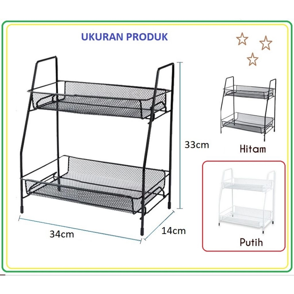 Rak Bumbu / Rak Kosmetik Besi