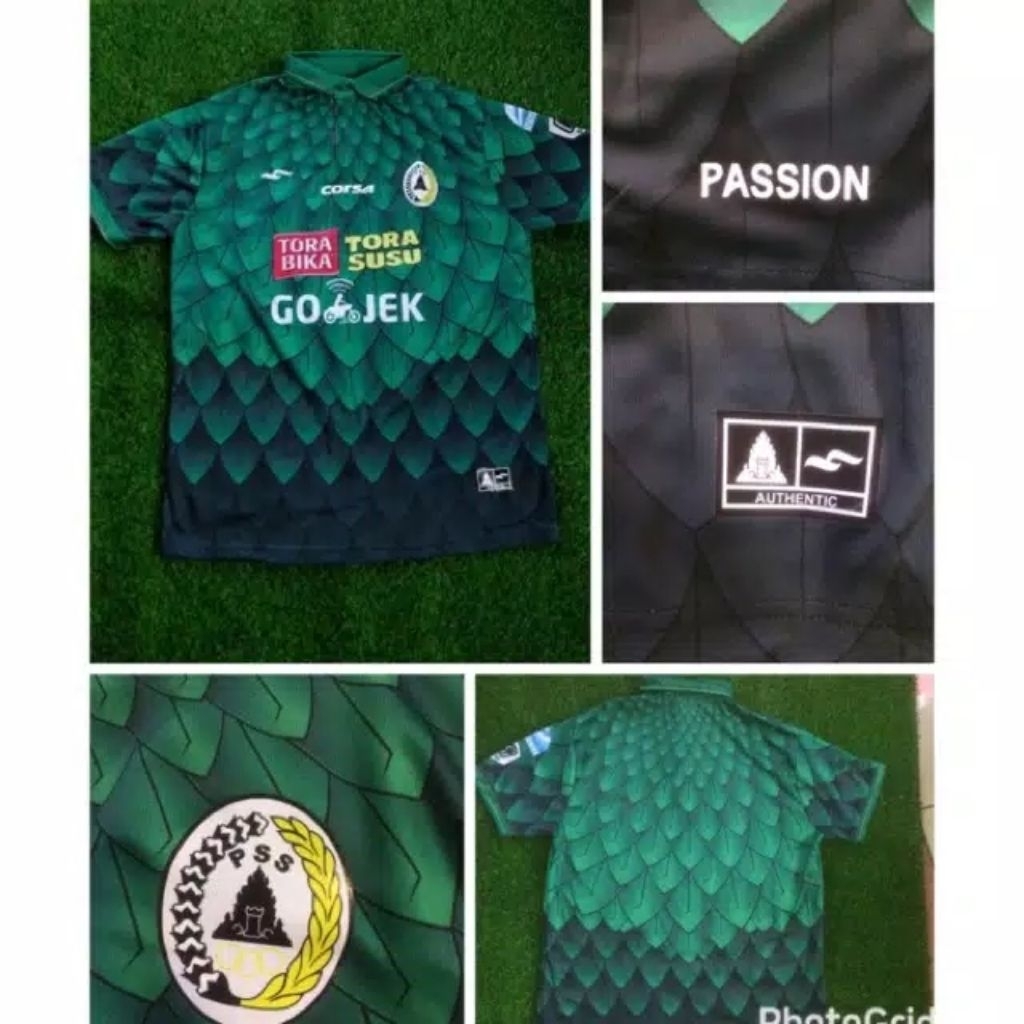Jersey Kaos Baju Sepak Bola PS PSS Sleman Seleman Jogja Home Away Hijau Gojek Traveloka Liga 1 2 Mot