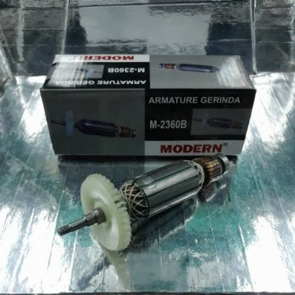 ARMATURE M2360B GERINDA MODERN M-2360B ANGKER M2360B ROTOR 2360 MODERN HIJAU