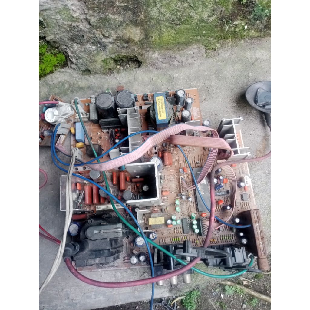 mesin tv Samsung slim copotan mati blm coba