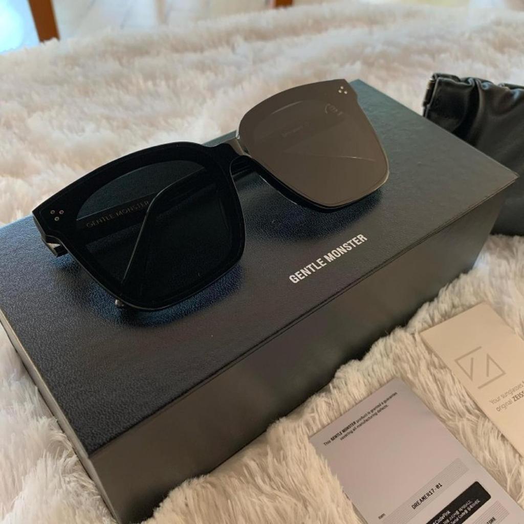 Aksesoris Fashion Gentle Monster Dreamer17 Black Sunglasses UV Protection Stylish