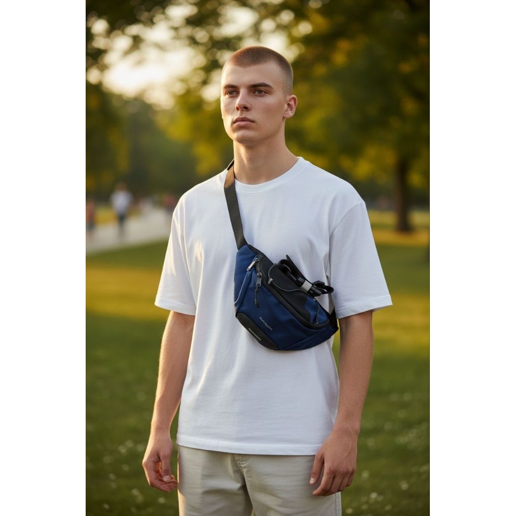 Tas pinggang pria Hush Puppies - Waist bag 2110 (HPG50057)