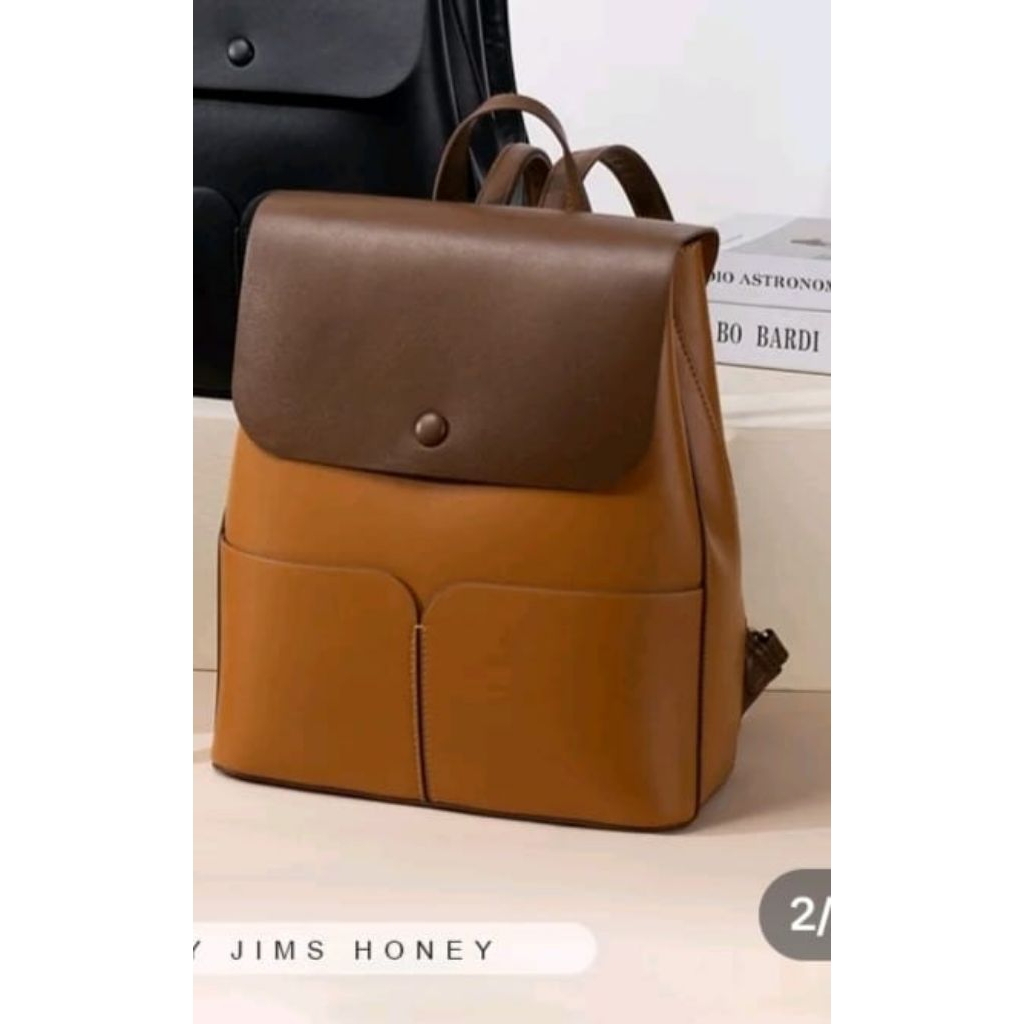 PROMO TAS RANSEL JIM HONEY WARNA COKLAT
