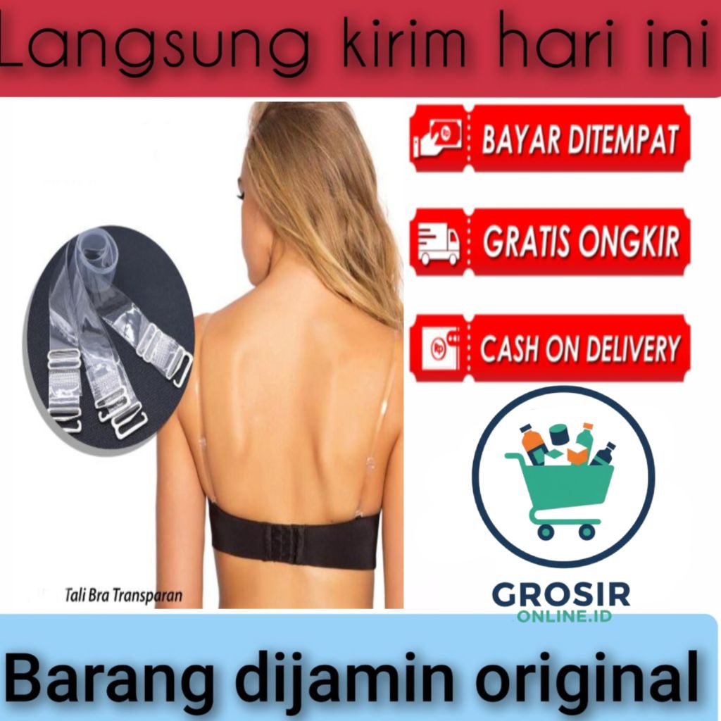 tali bra bh transparan accessories tali bra silikon silicone tali bh super stretch premium quality
