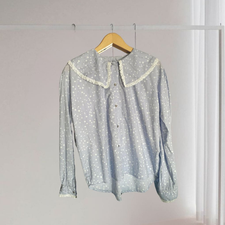 Mode Blouse Polkadot - Blouse Wanita Blouse Cewe Blouse Polkadot