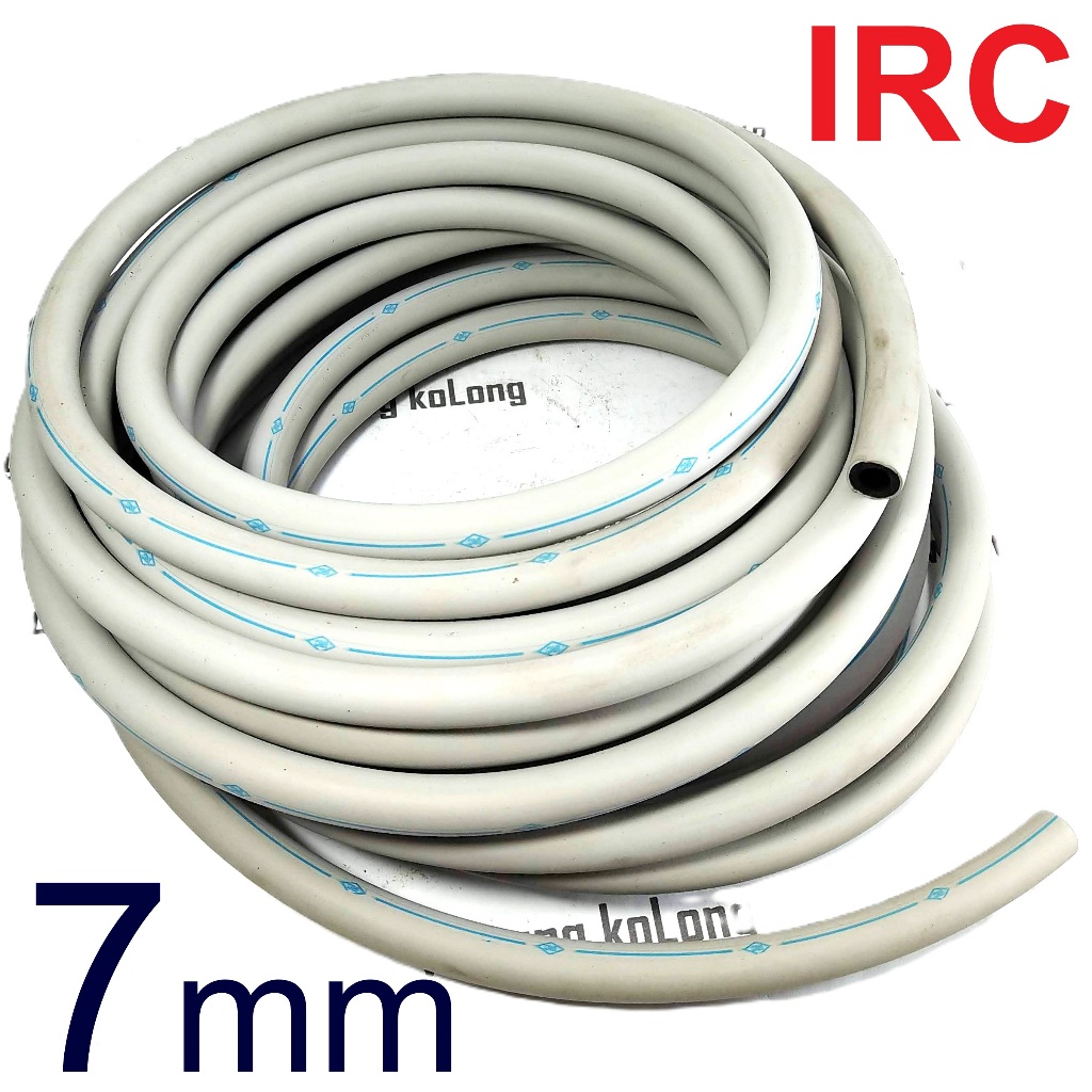IRC Hose Fuel 7 mm Abu selang bensin solar air 7mm BBM per meter meteran mobil motor bahan bakar