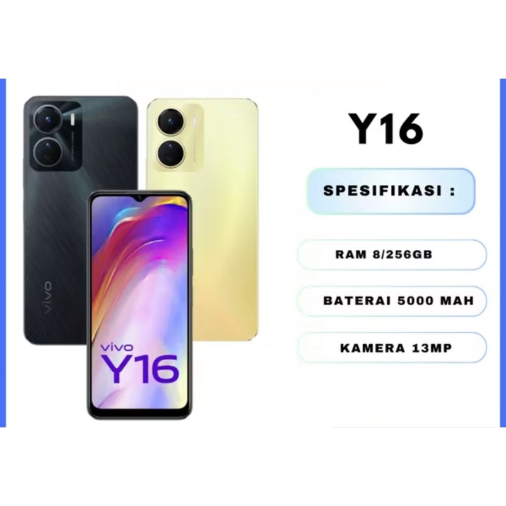 VIVO Y16 Ram 8+256